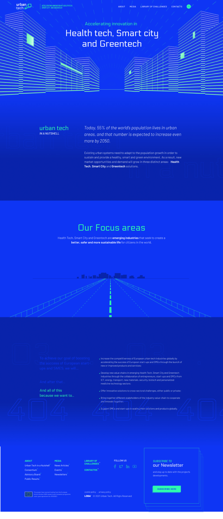 Urbantech - Website - Interfaces - LOBA.cx